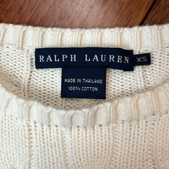 EUC Ralph Lauren Cable Knit Sweater - Picture 2 of 6